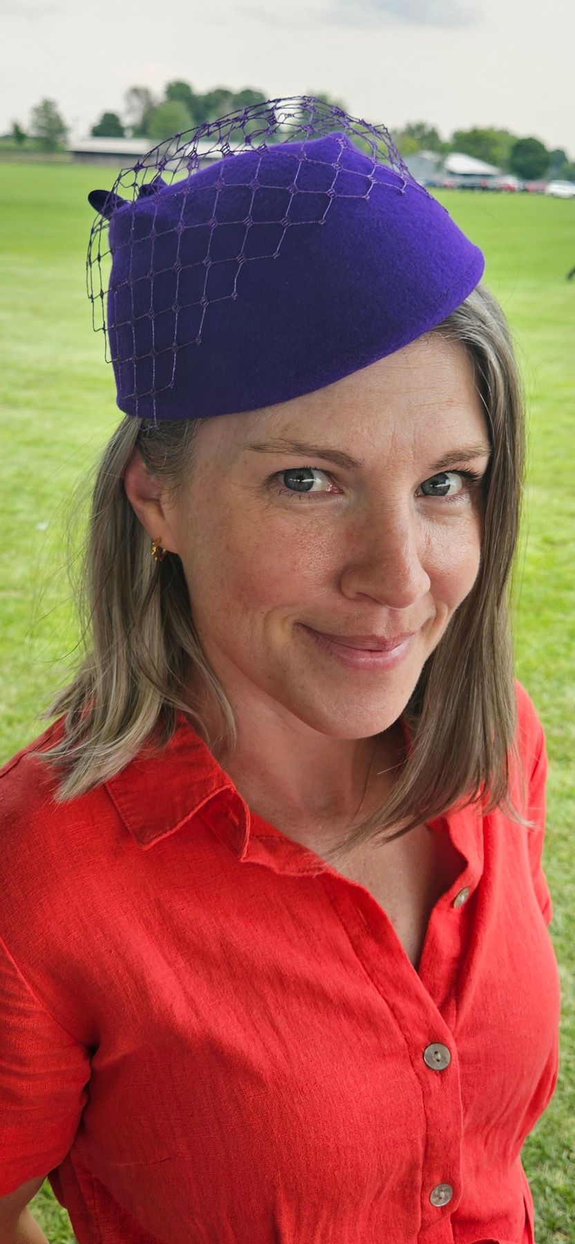 The "Retro Violet" Hat