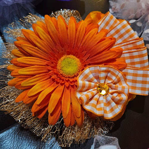 Orange Hair Clip